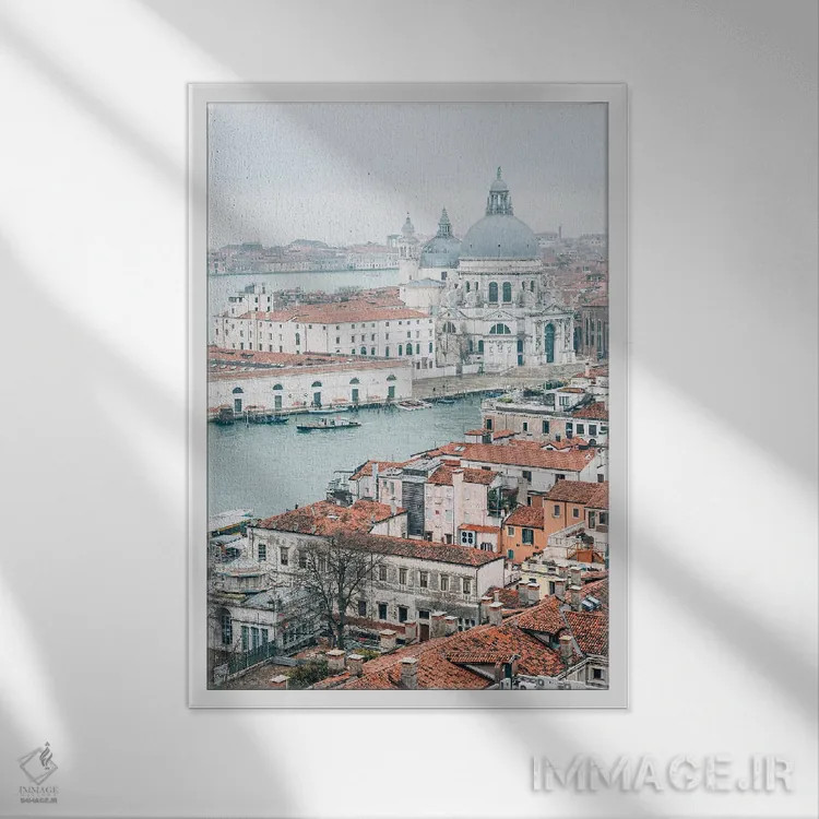 تابلو کلیسای سانتا ماریا دلا سالوته اثر جان بیلوس - نمای قابدار سفید