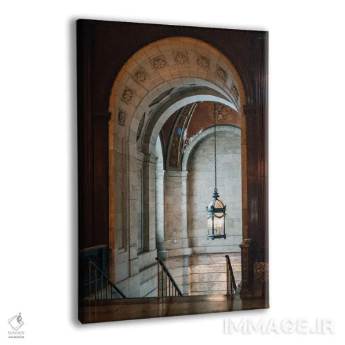 تابلو کتابخانه عمومی نیویورک II اثر جان بیلوس - نمای پرسپکتیو محصول