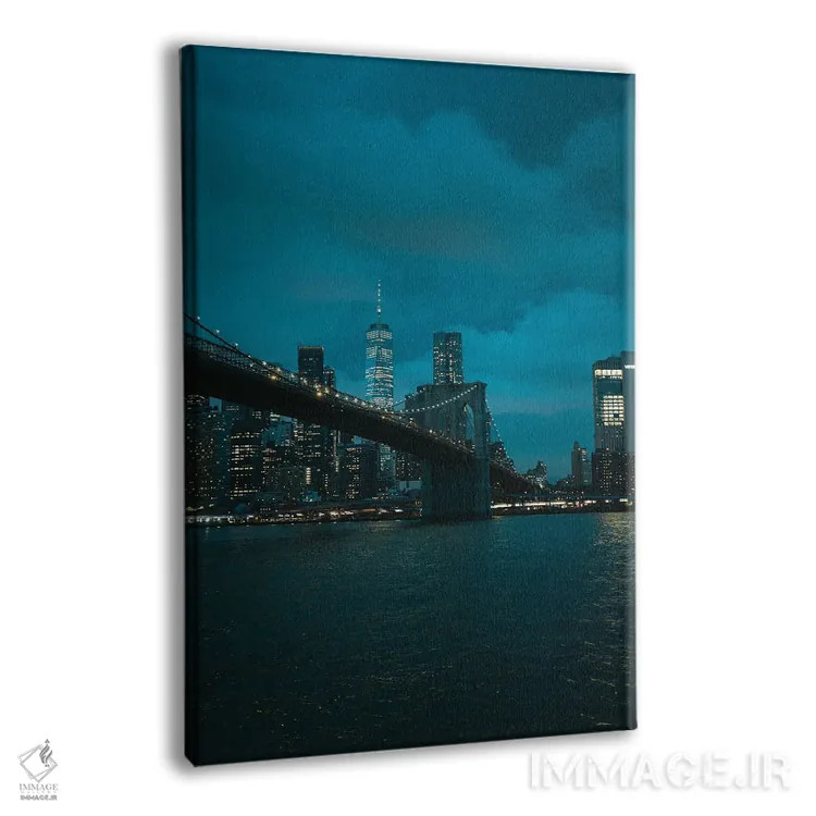 تابلو نمای افق نیویورک از دامبو I اثر جان بیلوس - نمای پرسپکتیو محصول