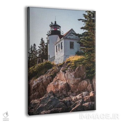 تابلو فانوس دریایی بندر بس III اثر جان بیلوس - نمای پرسپکتیو محصول