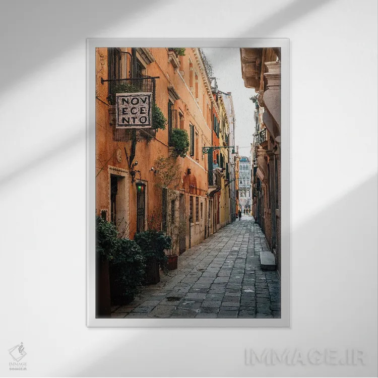 تابلو نووهچنتو (قرن بیستم - ایتالیا) اثر جان بیلوس - نمای قابدار سفید