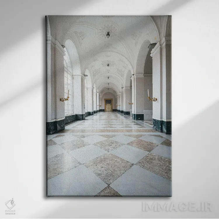 تابلو کاخ سلطنتی ناپل I اثر جان بیلوس - نمای روبهرو روی دیوار