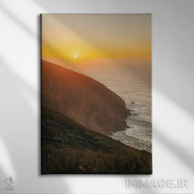 تابلو غروب پوینت ریِس اثر جان بیلوس - نمای روبهرو روی دیوار