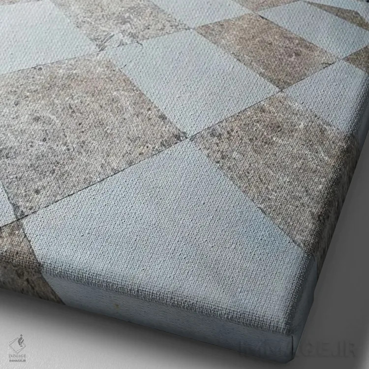 تابلو کاخ سلطنتی ناپل I اثر جان بیلوس - نمای نزدیک بافت بوم