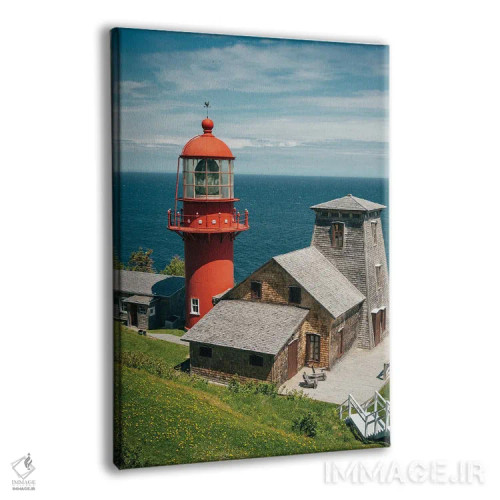 تابلو فانوس دریایی پوئنت-آ-لا-رنومه (کانادا) اثر جان بیلوس - نمای پرسپکتیو محصول
