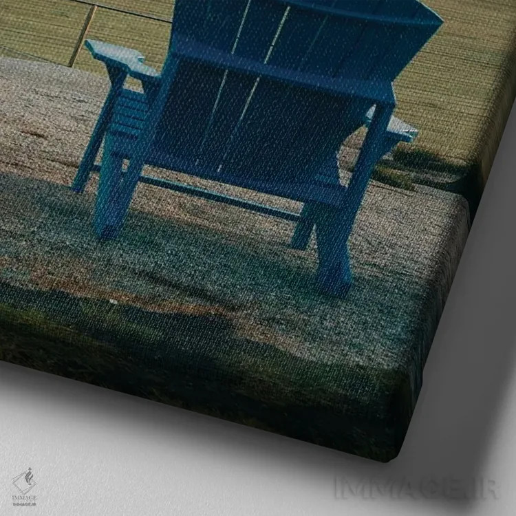 تابلو فانوس دریایی پگیز کوو اثر جان بیلوس - نمای نزدیک بافت بوم