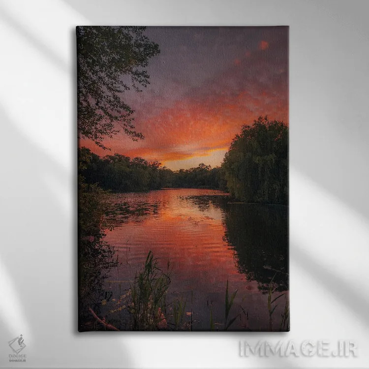 تابلو غروب پارک پراسپکت I اثر جان بیلوس - نمای روبهرو روی دیوار