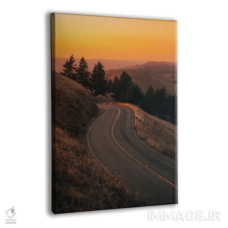 تابلو جادهای در کوه تامالپایس I اثر جان بیلوس - نمای پرسپکتیو محصول