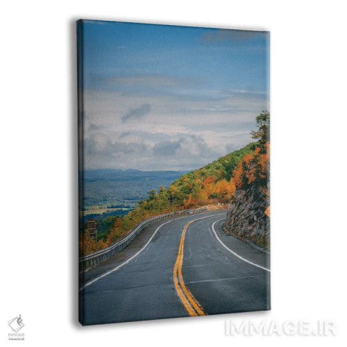 تابلو پاییز جاده ۵۲ اثر جان بیلوس - نمای پرسپکتیو محصول