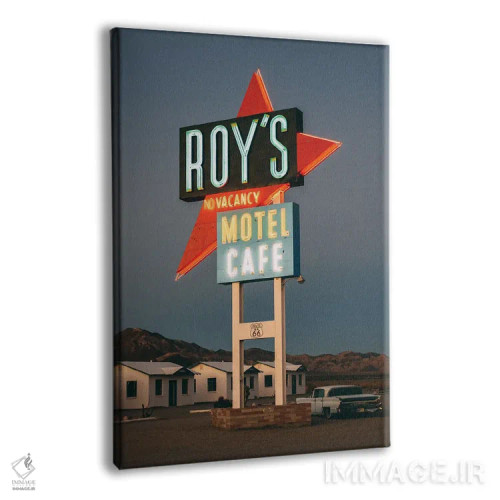 تابلو Amboy III,روی's در جاده ۶۶، آمبوی III اثر جان بیلوس - نمای پرسپکتیو محصول