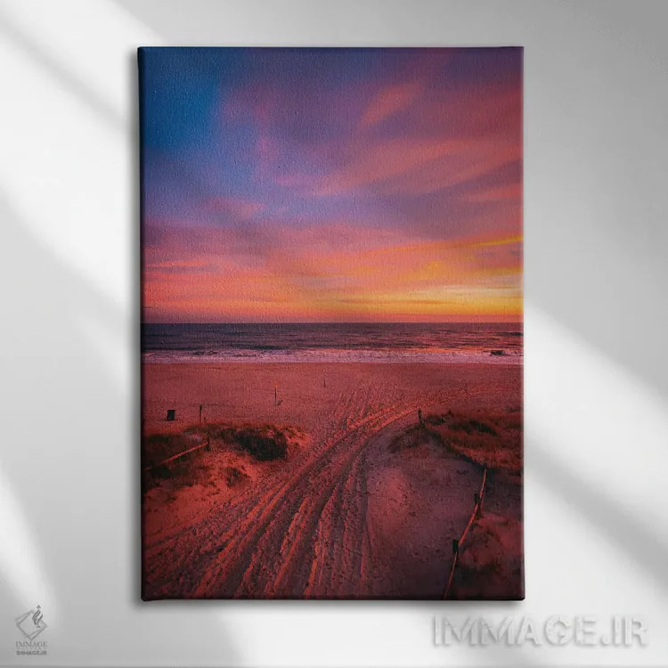 تابلو غروب اسمیث پوینت I اثر جان بیلوس - نمای روبهرو روی دیوار