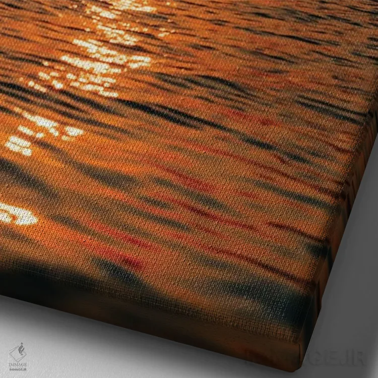 تابلو Sandy Hook I,غروب، سندی هوک I اثر جان بیلوس - نمای نزدیک بافت بوم