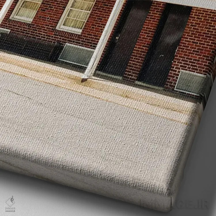 تابلو متل بلتوی I اثر جان بیلوس - نمای نزدیک بافت بوم