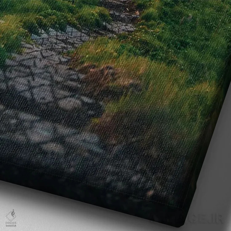 تابلو St. John's,نقطه توربی، سنت جانز اثر جان بیلوس - نمای نزدیک بافت بوم