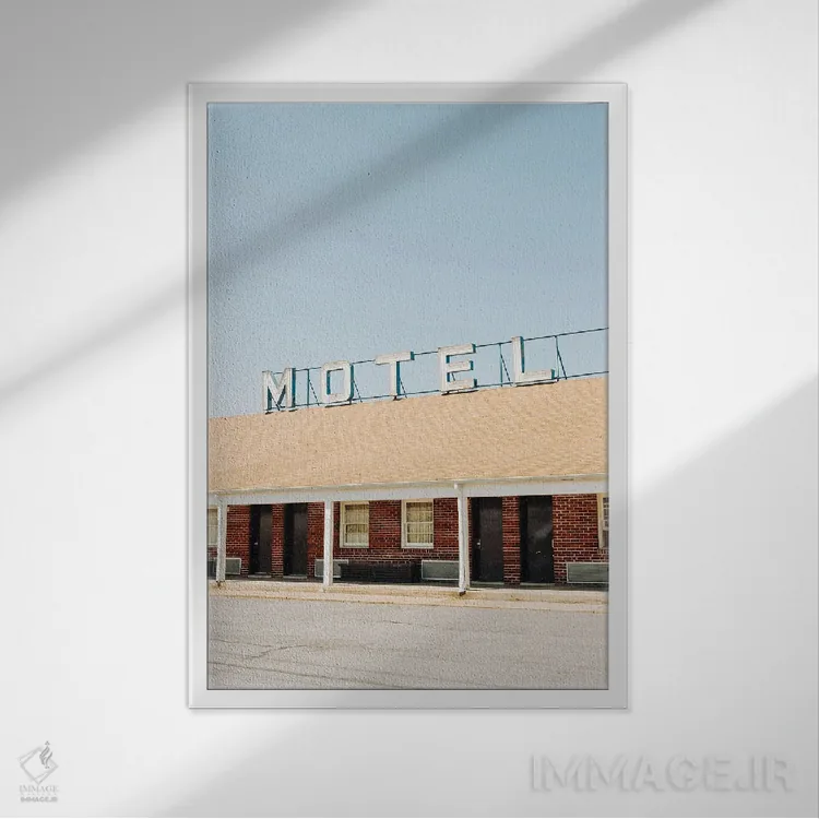 تابلو متل بلتوی I اثر جان بیلوس - نمای قابدار سفید