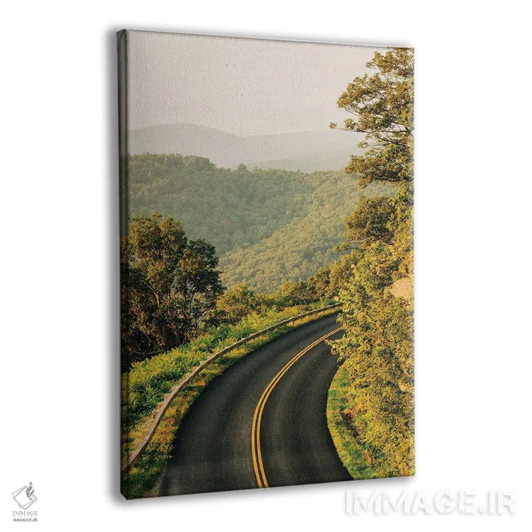 تابلو جاده بلو ریج نزدیک افتون III اثر جان بیلوس - نمای پرسپکتیو محصول
