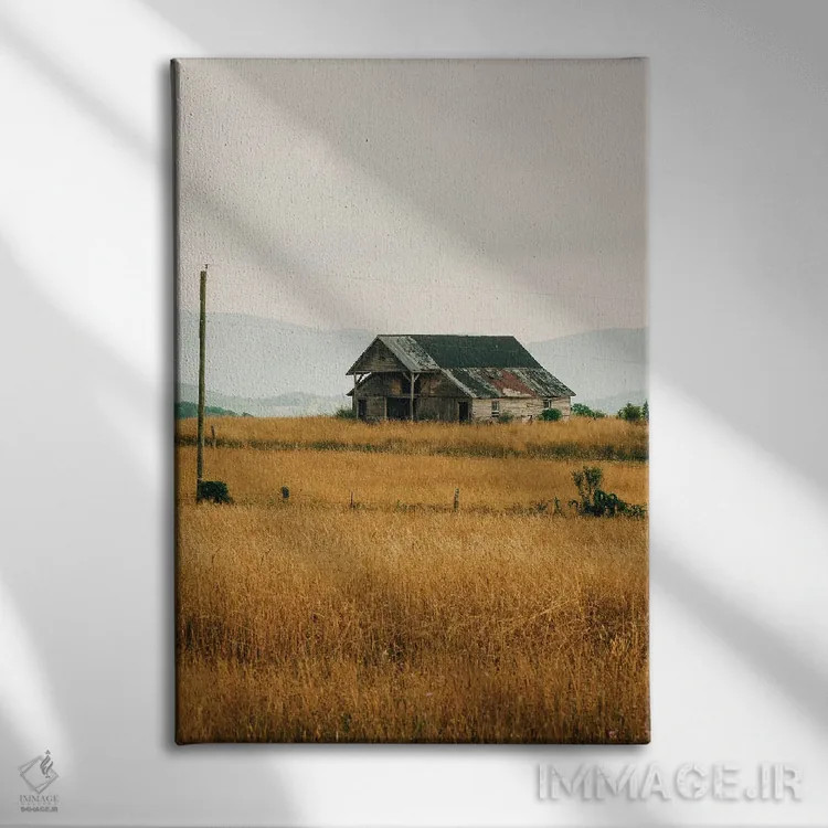 تابلو مناطق روستایی بلو ریج اثر جان بیلوس - نمای روبهرو روی دیوار