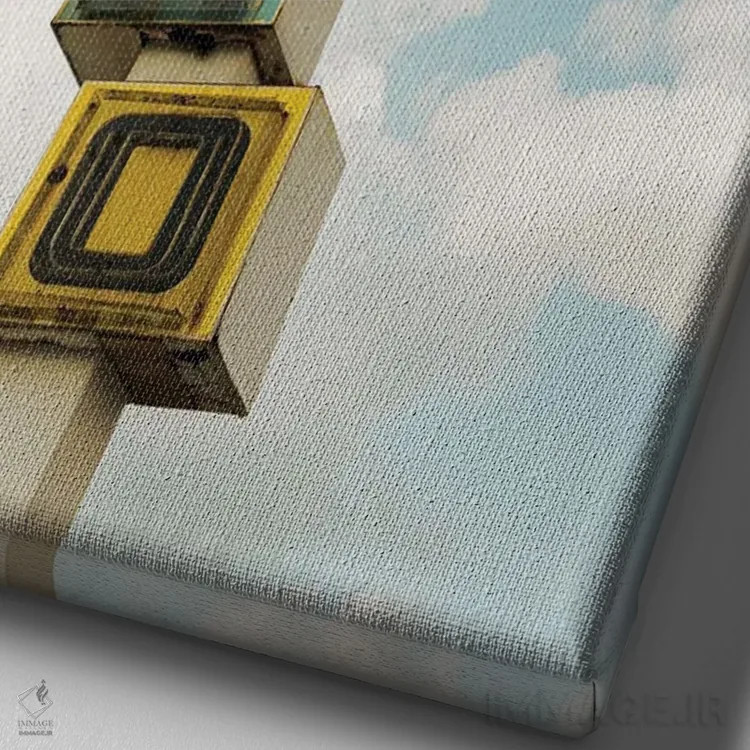 تابلو Royal Oak,بولرو، رویال اوک (باشگاه بولینگ) اثر جان بیلوس - نمای نزدیک بافت بوم