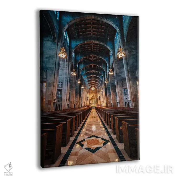 تابلو کلیسای مریم ملکه ما اثر جان بیلوس - نمای پرسپکتیو محصول