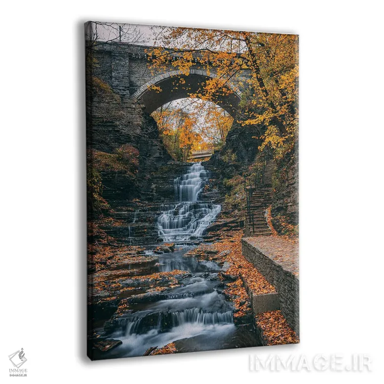 تابلو دره کسکادیلا اثر جان بیلوس - نمای پرسپکتیو محصول