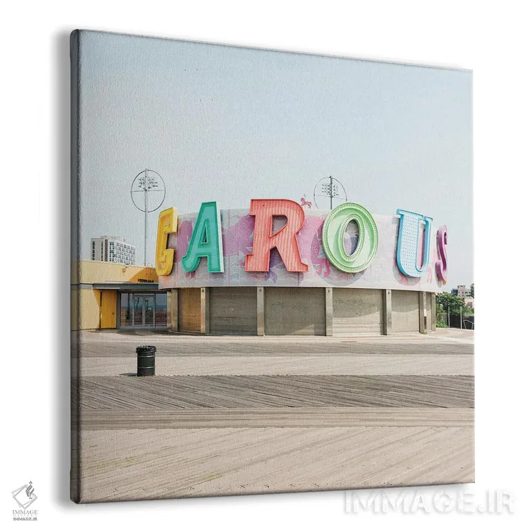 تابلو Coney Island III,چرخوفلک، جزیره کانی III اثر جان بیلوس - نمای پرسپکتیو محصول