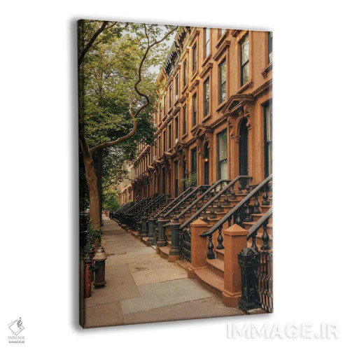 تابلو خانههای آجری کوبل هیل I اثر جان بیلوس - نمای پرسپکتیو محصول