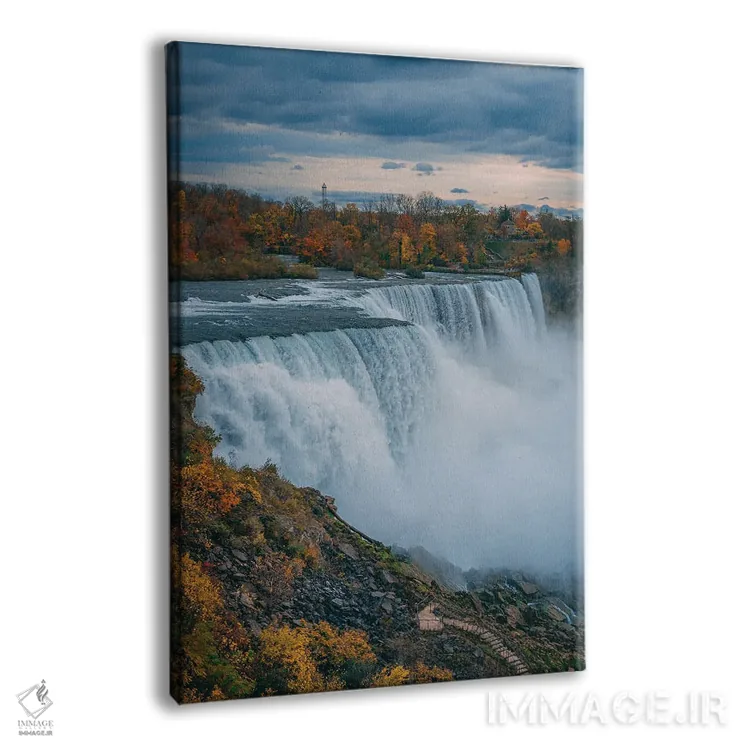 تابلو آبشار آمریکایی اثر جان بیلوس - نمای پرسپکتیو محصول