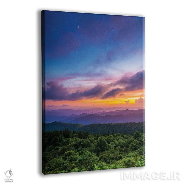 تابلو چشمانداز کوهستانهای کووی II اثر جان بیلوس - نمای پرسپکتیو محصول