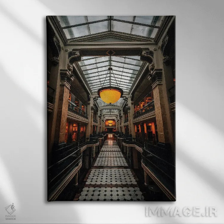 تابلو راهرو I اثر جان بیلوس - نمای روبهرو روی دیوار