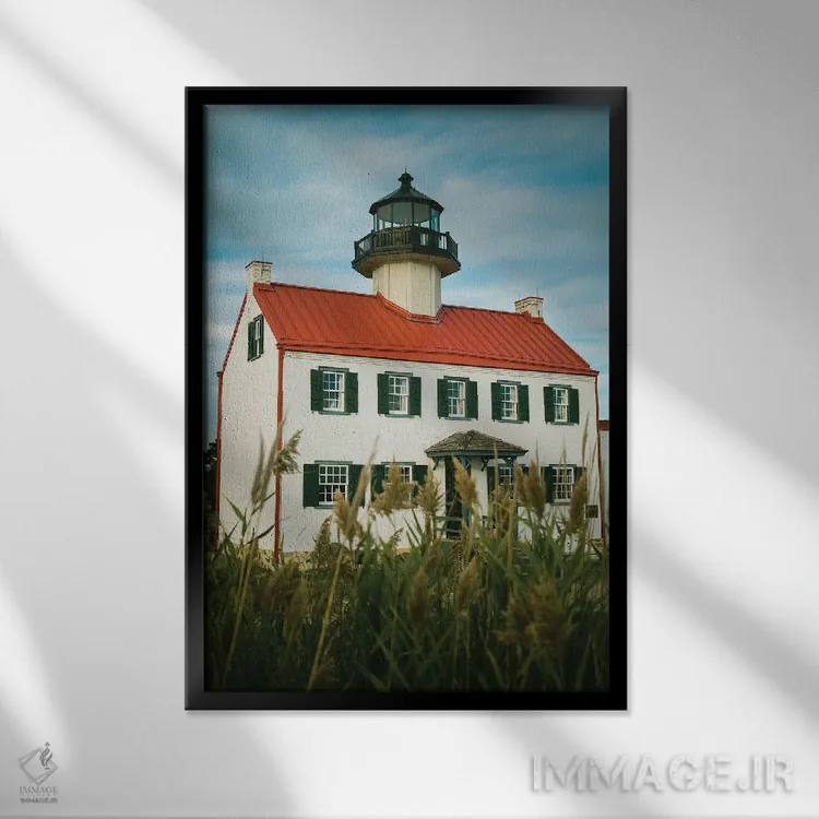 تابلو New Jersey,فانوس شرقی، نیوجرسی اثر جان بیلوس - نمای قابدار مشکی