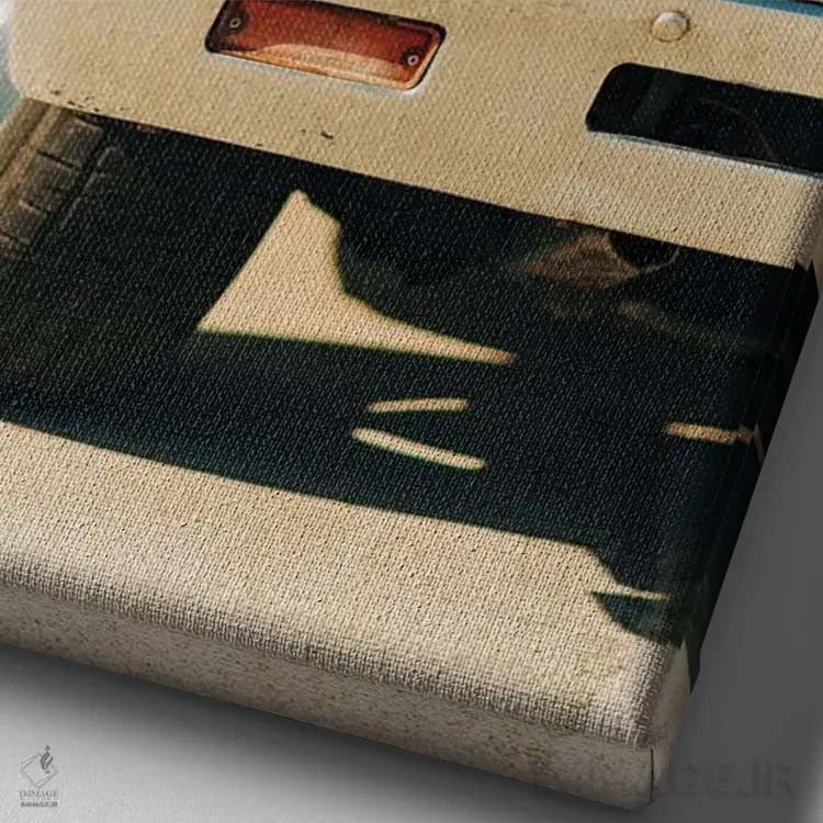 تابلو ال کامینو I (جاده/مسیر اسپانیایی) اثر جان بیلوس - نمای نزدیک بافت بوم