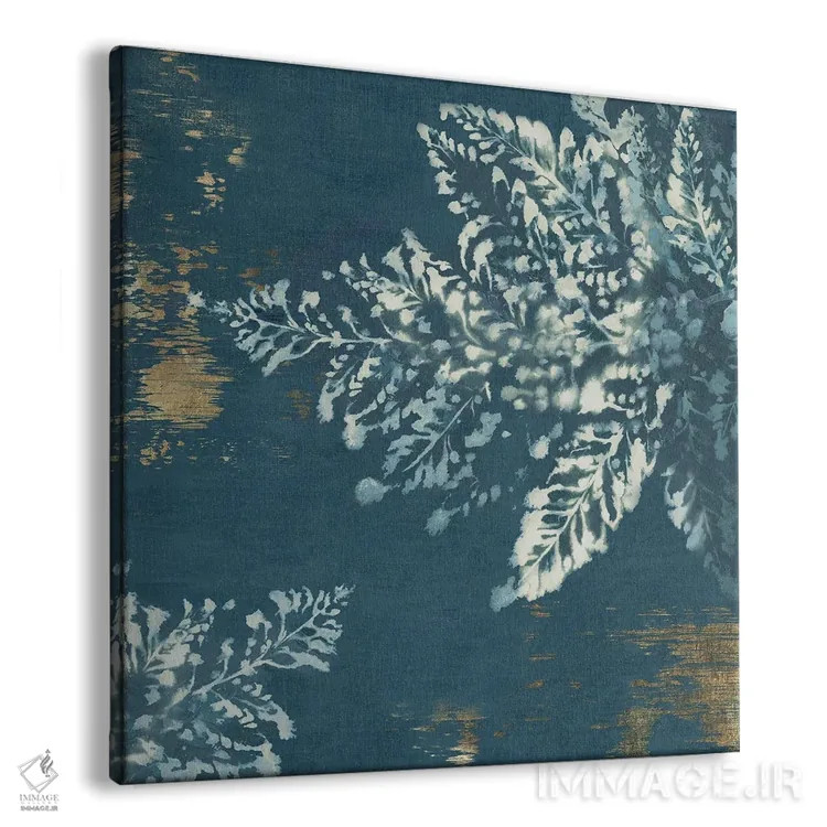 تابلو سرخس تای دای I (پارچه رنگی) اثر الکس بلک - نمای پرسپکتیو محصول