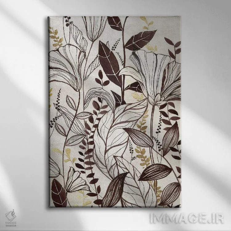 تابلو رقص شکوفهها I اثر الکس بلک - نمای روبهرو روی دیوار