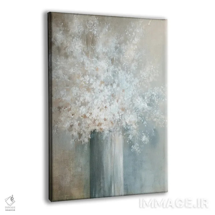 تابلو آواز دستهگل آبی اثر الکس بلک - نمای پرسپکتیو محصول