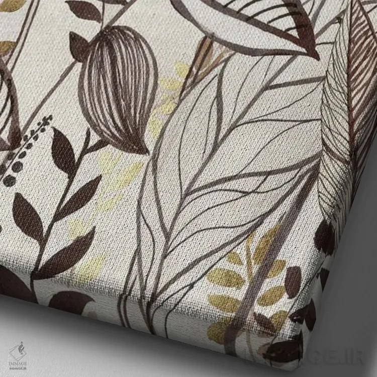 تابلو رقص شکوفهها II اثر الکس بلک - نمای نزدیک بافت بوم