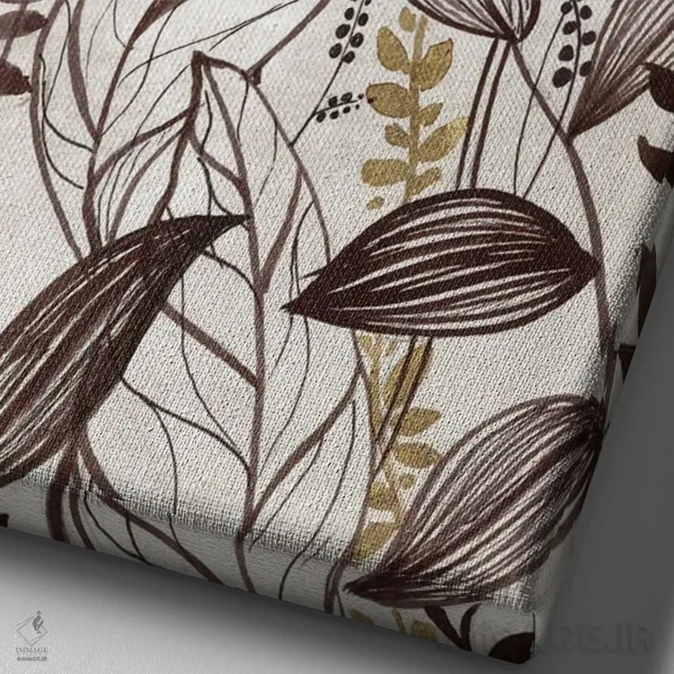 تابلو رقص شکوفهها I اثر الکس بلک - نمای نزدیک بافت بوم