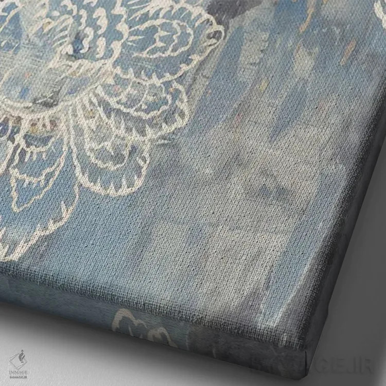 تابلو طرح مزرعه تویل II اثر الکس بلک - نمای نزدیک بافت بوم