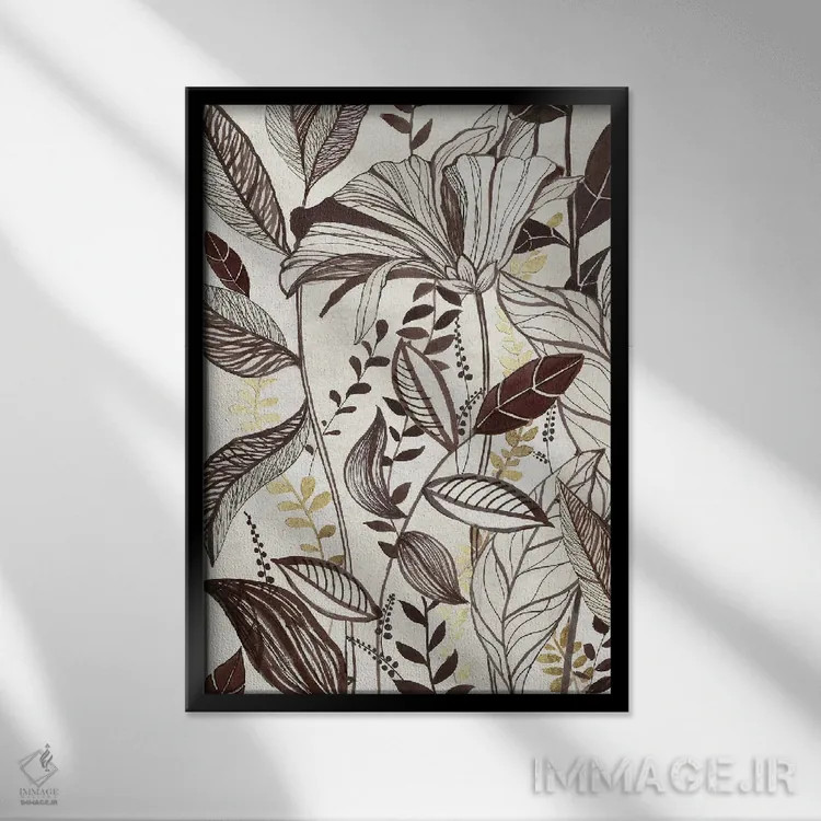 تابلو رقص شکوفهها II اثر الکس بلک - نمای قابدار مشکی