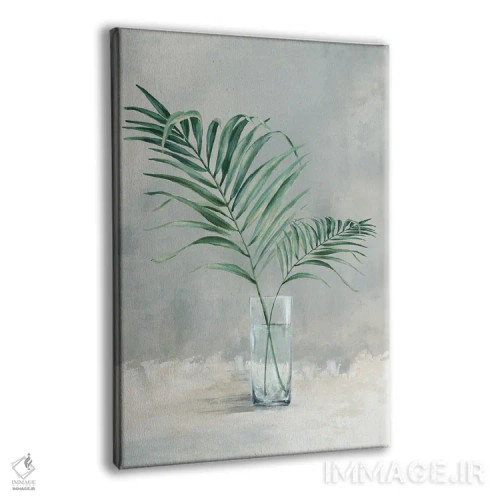 تابلو برگها در لیوان I اثر الکس بلک - نمای پرسپکتیو محصول