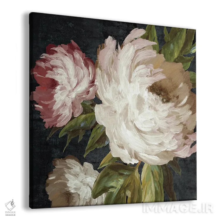 تابلو شور و شوق گلهای کلاسیک I اثر الکس بلک - نمای پرسپکتیو محصول