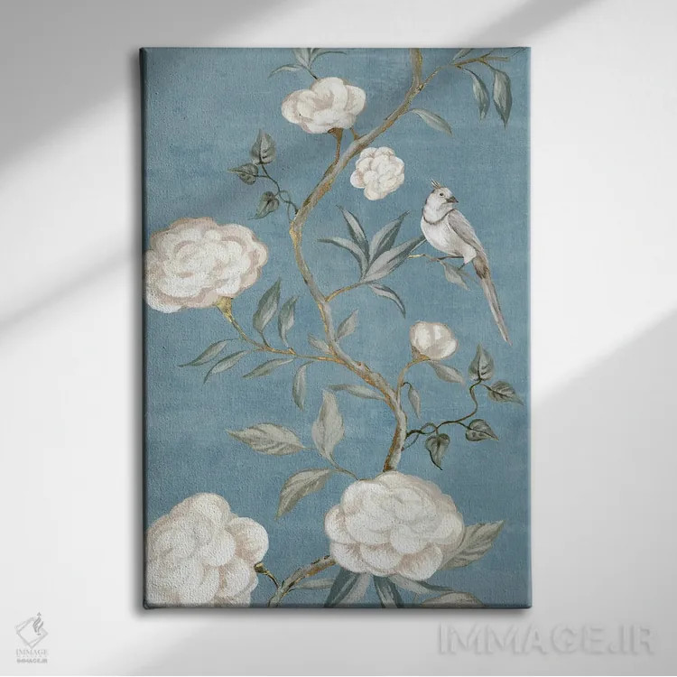 تابلو رشد بیزمان اثر الکس بلک - نمای روبهرو روی دیوار