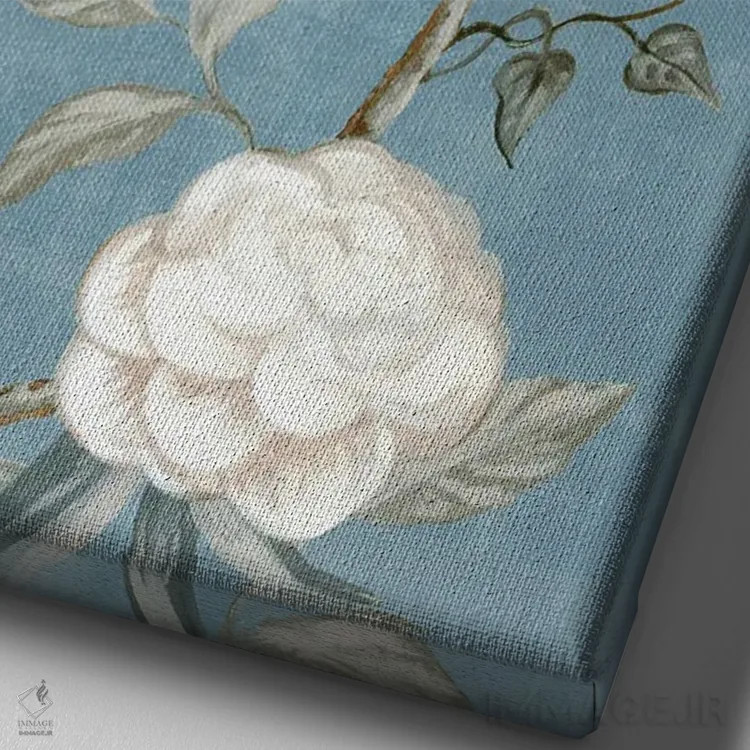 تابلو رشد بیزمان اثر الکس بلک - نمای نزدیک بافت بوم