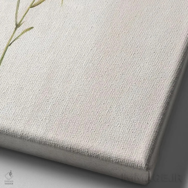 تابلو گیاهان وحشی II اثر الکس بلک - نمای نزدیک بافت بوم