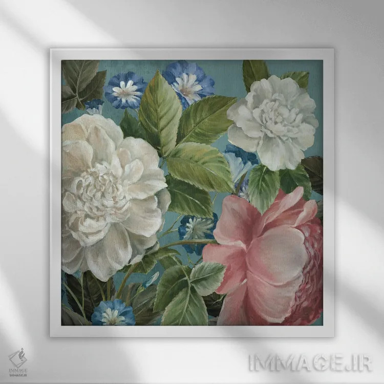 تابلو باروک مدرن اثر الکس بلک - نمای قابدار سفید