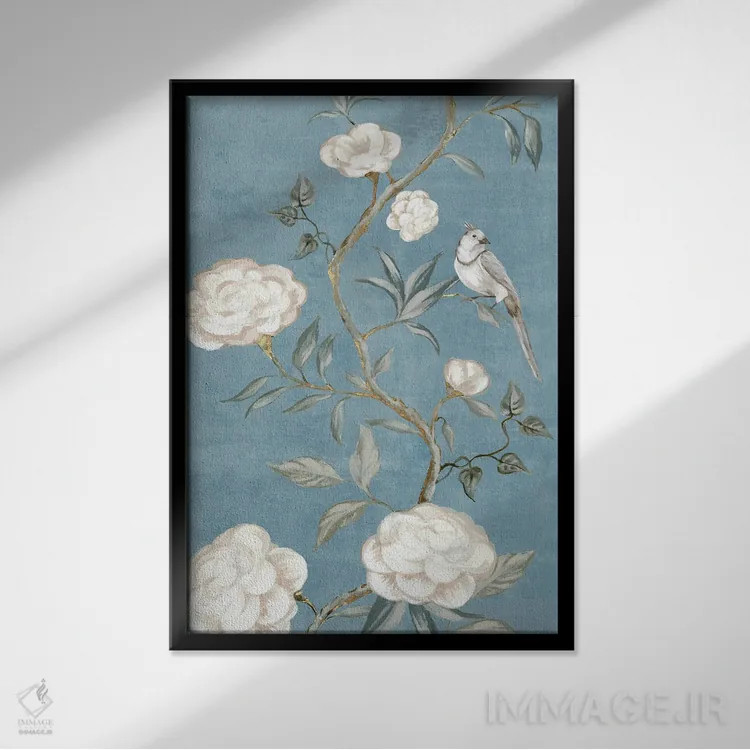 تابلو رشد بیزمان اثر الکس بلک - نمای قابدار مشکی