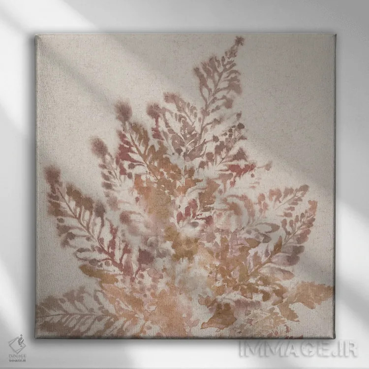 تابلو سرخس مرجانی II اثر الکس بلک - نمای روبهرو روی دیوار