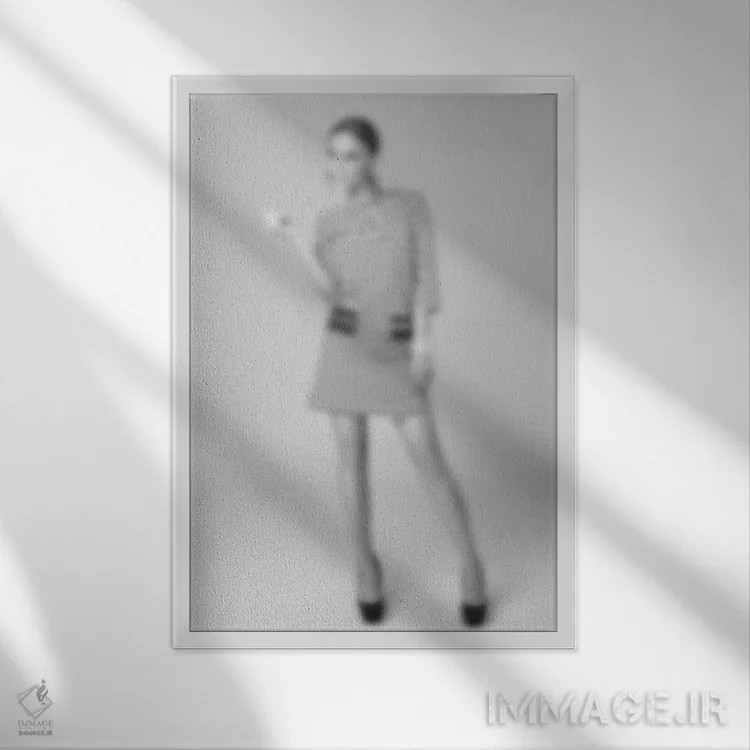 تابلو اُفلیا محو اثر فایو بای فایو کالکتیو - نمای قابدار سفید