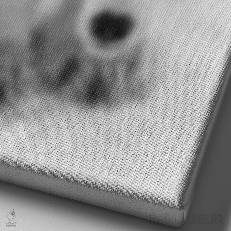 تابلو خرس محو (فرانسوی) اثر فایو بای فایو کالکتیو - نمای نزدیک بافت بوم