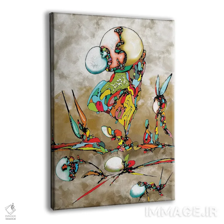 تابلو دریای کهکشانی اثر جی.بلو استودیو (استودیو هنری) - نمای پرسپکتیو محصول