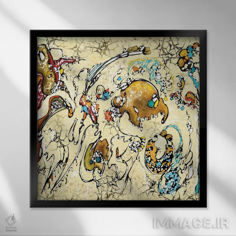 تابلو متفرقه اثر جی.بلو استودیو (استودیو هنری) - نمای قابدار مشکی